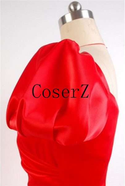 Meet Me In St. Louis 1944 Film Judy Xmas Red Dress Cosplay Costume – CoserZ