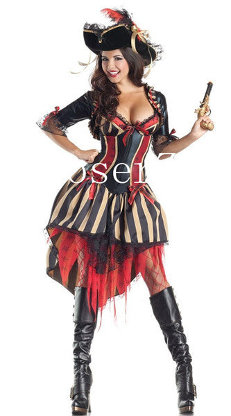 Pirate of the Caribbean Women Fancy Dress Cosplay Costume – CoserZ