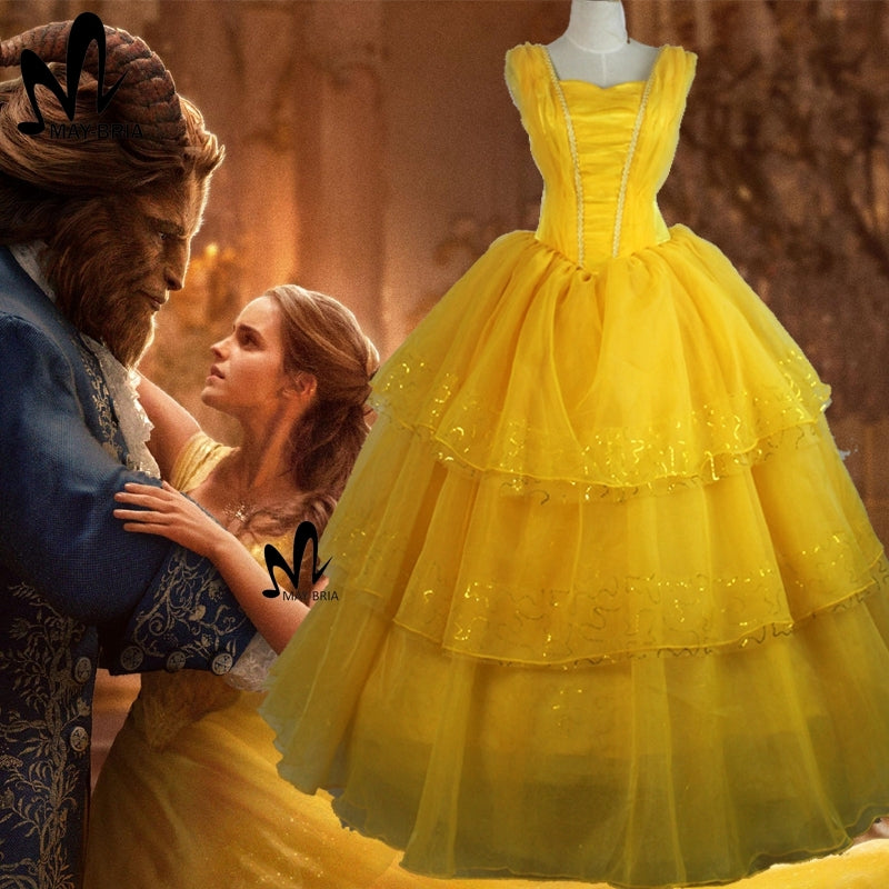 Beauty and the Beast 2017 Belle Dress, Belle Dresses, Belle Cosplay Costume