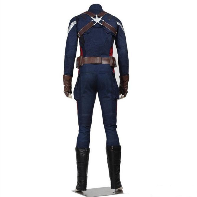 Captain America 2 The Winter Soldier Steve Rogers Cosplay Costume Delu CoserZ Captain America 2 The Winter Soldier Steve Rogers Cosplay Costume Delu CoserZ