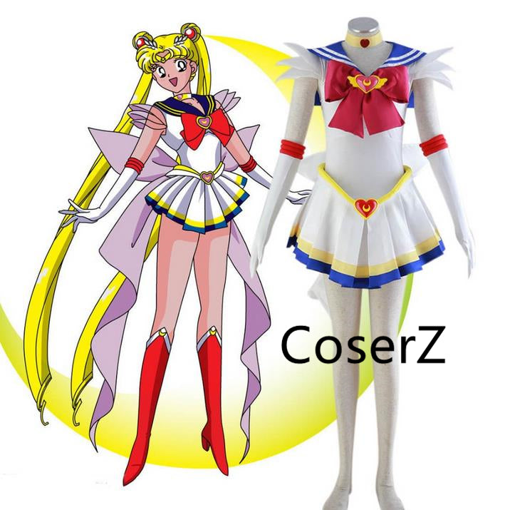 Sailor Moon Costume Super S Cosplay Costume Sailor Senshi Costume Halloween