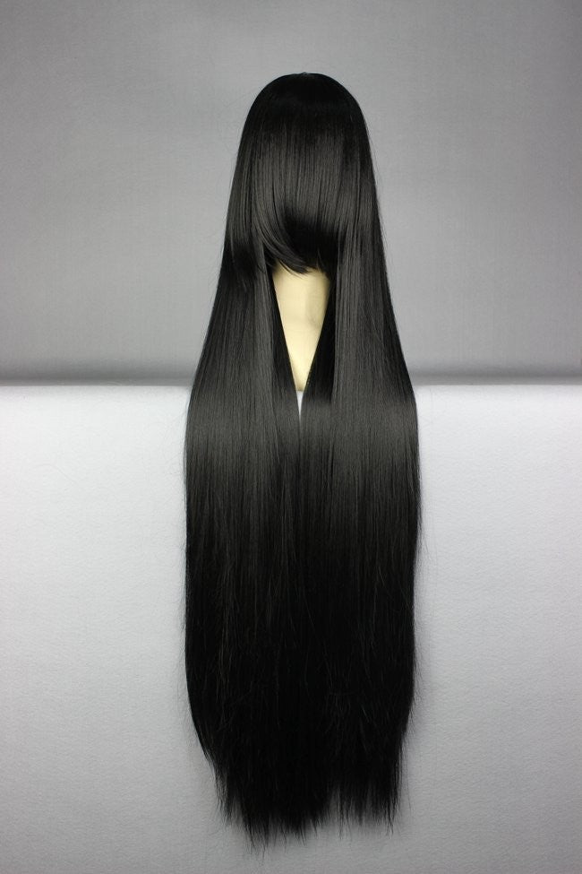 100 Cm Harajuku Anime Cosplay Wigs Young Long Straight Blonde