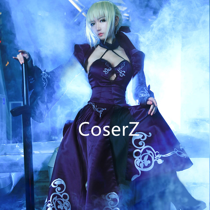 Alter Saber Cosplay Costume Fate Stay Night Costume UBW Arturia Black – CoserZ