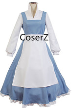 Beauty and The Beast Belle Maid Dress Belle Cosplay Maid Costume