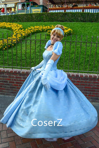 Custom-made Cartoon Cinderella Dress, Cinderella Cosplay Costume