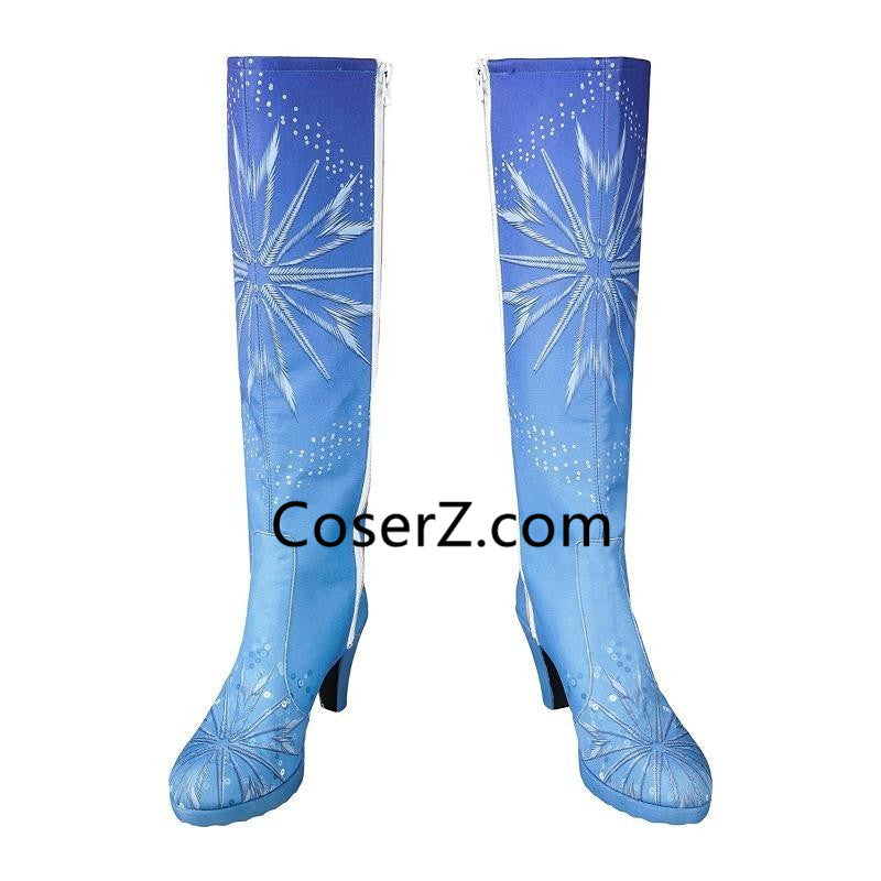Frozen Elsa Boots, Elsa Frozen Shoes Winter Boots Adult Kids