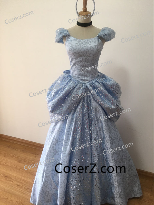 sachin and babi light blue dress Cinderella Divine CD943 main image 0