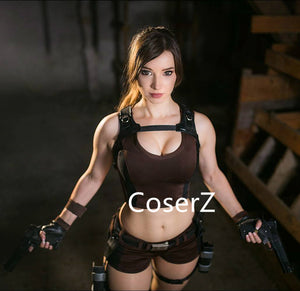 Game Custom Tomb Raider Cosplay Lara Croft Cosplay Costume, Lara Croft costume Adults