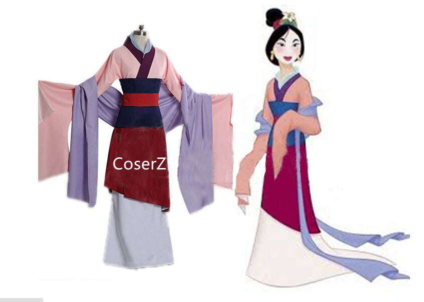 Hua Mulan Dress Costume, Mulan Costumes for Adults/Girls CoserZ Hua Mulan Dress Costume, Mulan Costumes for Adults/Girls CoserZ
