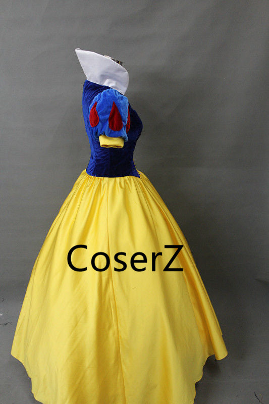 sachin and babi light blue dress Princess Snow White Dress Fairytale Party Dress Cosplay Costume – CoserZ