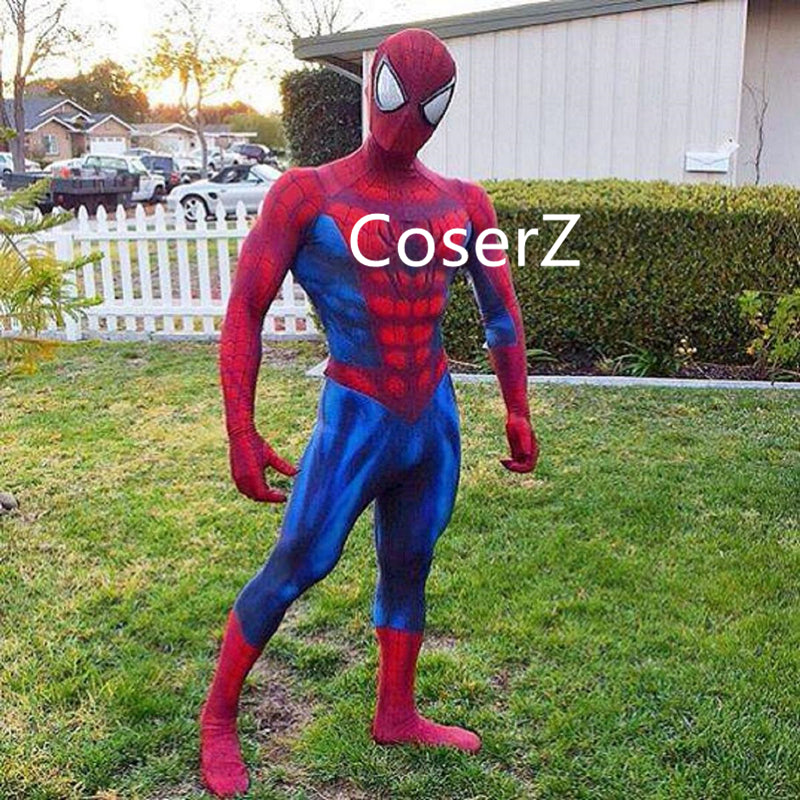 Spider man Homecoming Costume Spiderman Cosplay Halloween Costume CoserZ Spider man Homecoming Costume Spiderman Cosplay Halloween Costume CoserZ