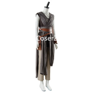 Star Wars 8 The Last Jedi Rey Costume For Adult Rey Cosplay Costume