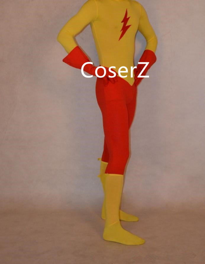 Superhero Flash Costume Spandex Party Cosplay Zentai Suit – CoserZ
