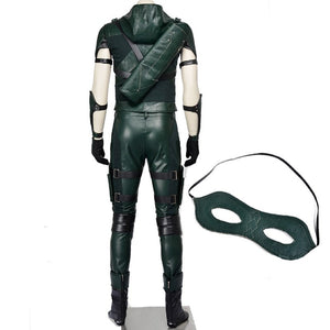 Green Arrow Season 4 Oliver Queen Arrow Cosplay Costume