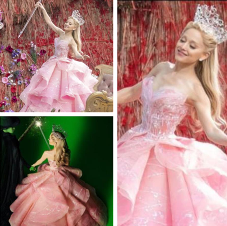 Pink Wicked Glinda Dress by Ariana Grande Glinda Costume – CoserZ