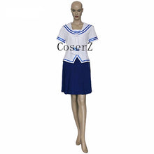 Fruits Basket Tohru Honda White Top Blue Skirt Manga Cosplay Costume