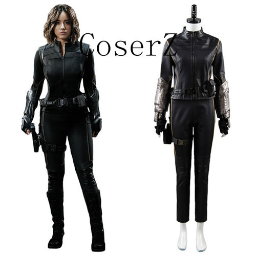 Agents of Shield S.H.I.E.L.D Skye Quake Daisy Johnson Cosplay Costume