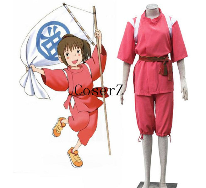 Hayao Miyazaki Cartoon Spirited Away Ogino Chihiro Kimono Anime Cosplay Costume