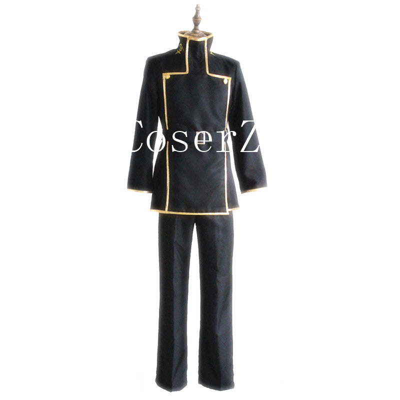 Code Geass Lelouch Lamperouge Japanese School Uniform Cosplay Costume