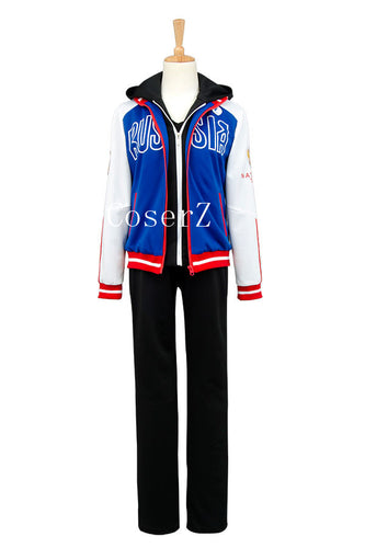Yuri on Ice  Plisetsky Uniform Cosplay Costume