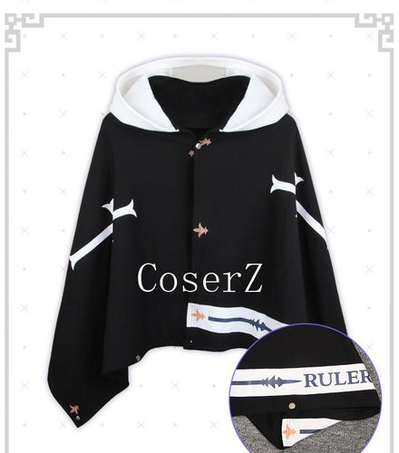 Anime Fate Avenger Alter Jeanne d'Arc Winter Thicken Cloak Cosplay Costume