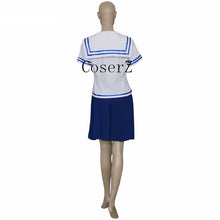 Fruits Basket Tohru Honda White Top Blue Skirt Manga Cosplay Costume