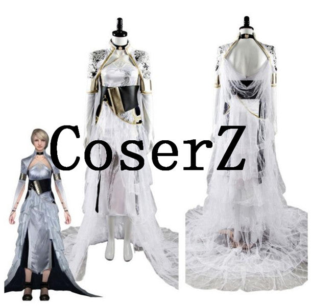 Final Fantasy XV Lunafreya Nox Fleuret Dress Cosplay Costume – CoserZ