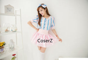 Anime Nitro Super Sonic 3ds Blue Pink Game Cosplay Costume