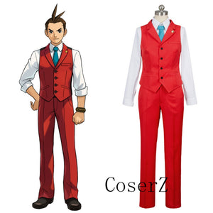 Ace Attorney Gyakuten Saiban Apollo Justice4 Cosplay Costume