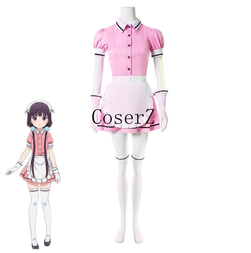 Blend S Sakuranomiya Maika Stile Cafe Sadistic Maid Cosplay Costume
