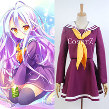 Cosplay NO GAME NO LIFE Shiro Sailor Cosplay Costume Halloween Costume