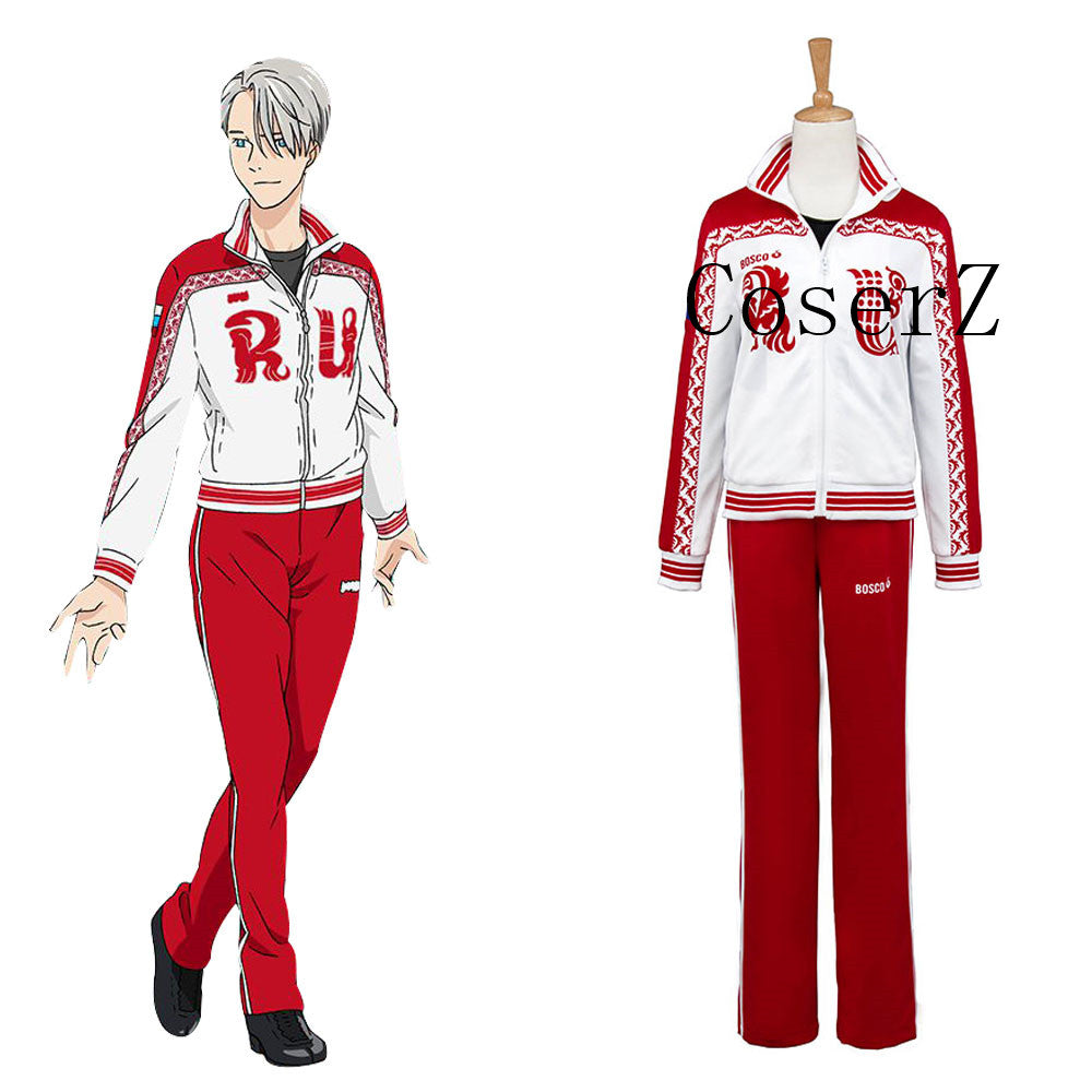 Yuri on Ice Viktor Nikiforov Uniform Cosplay Costume
