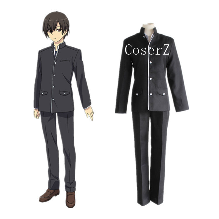 Charlotte Carnival Male Shcool Uniform Cosplay Costume Halloween Costume