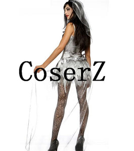 Corpse Bride Masquerade Zombie Cosplay Costume