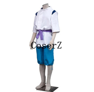 Hayao Miyazaki Away Haku Spirit of the Kohaku River Kimono Cosplay Costume