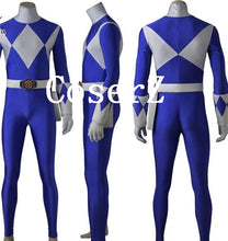 Power Ranger Blue Ranger Jumpsuit Tricera Ranger Dan Cosplay Custome