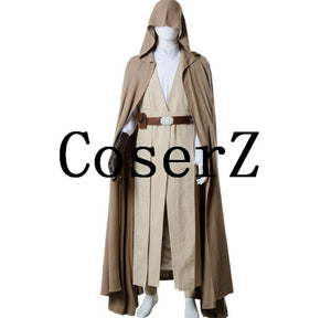 Star Wars 8 The Last Jedi Luke Skywalker Halloween Carnival Cosplay Costume