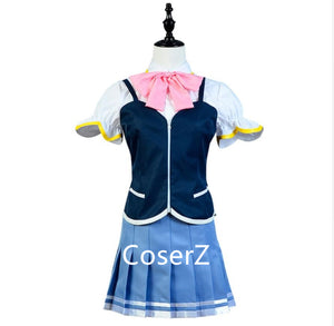 Valkyrie Drive Mermaid Mamori Tokonome Uniform COS Clothing Cosplay Costume