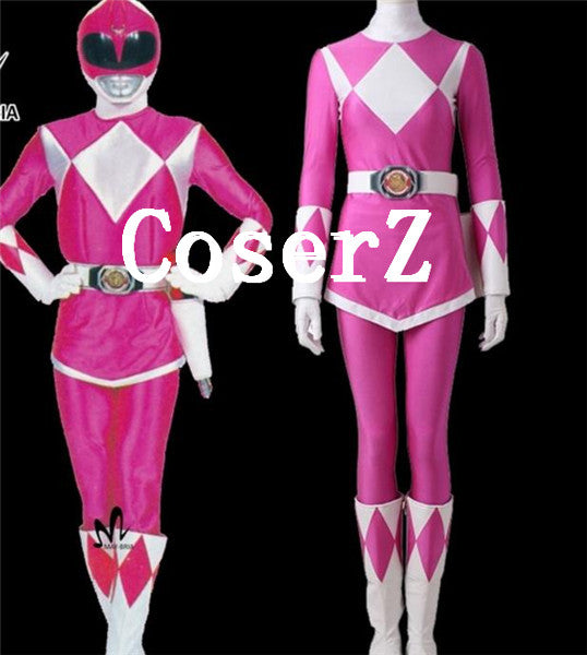 Power Ranger Mei Pink Ranger Zyuranger Ptera Ranger Cosplay Costumes