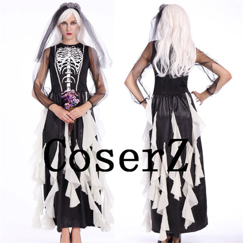 Corpse Bride Costume Ladies Joker Cosplay Costume