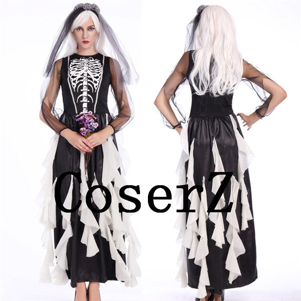 Corpse Bride Costume Ladies Joker Cosplay Costume – Coserz