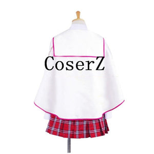 Daitoshokan no Hitsujikai Maho Mochizuki Uniform Clothing Cosplay Costume