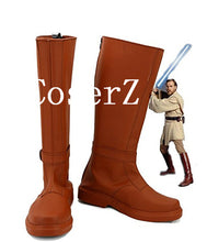 Star Wars Jedi Knight Obi-Wan Obi Wan Kenobi Cosplay Shoes Boots Cosplay Costume