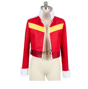 Voltron Legendary Defender Keith Red Jacket Top Coat Cosplay Costume