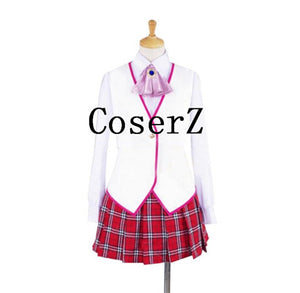 Daitoshokan no Hitsujikai Maho Mochizuki Uniform Clothing Cosplay Costume