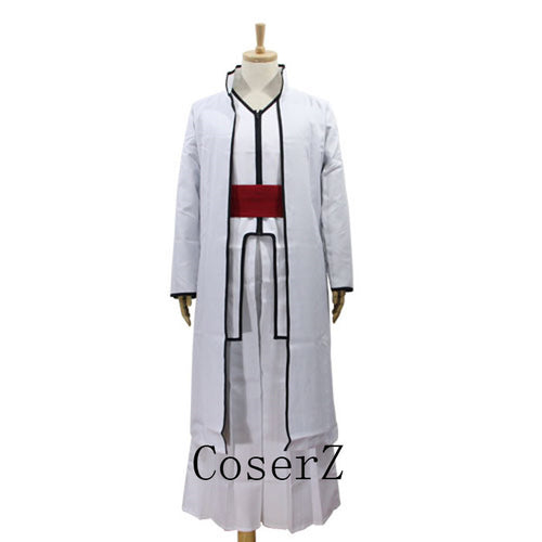 Anime Bleach Aizen Sousuke White Kendo Kimono Cosplay Costume