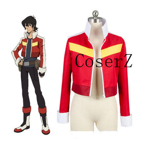 Voltron Legendary Defender Keith Red Jacket Top Coat Cosplay Costume