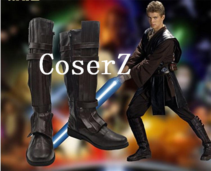 Star Wars Darth Vader Anakin Skywalker Cosplay Shoes Cosplay Costume