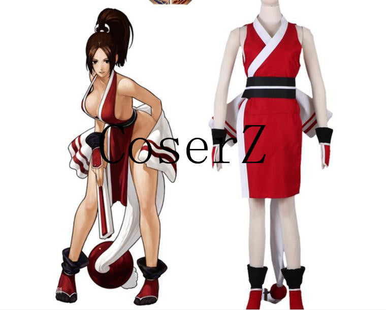 The King of Fighters  KOF Mai Shiranui Kimono Game Cosplay Costume
