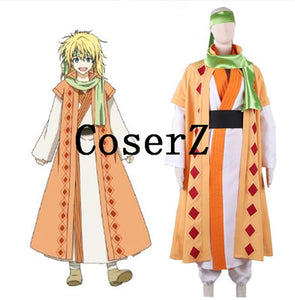 Akatsuki no Yona: Yona of the Dawn Yellow Dragon warrior Jeno Han fu Anime Cosplay Costume